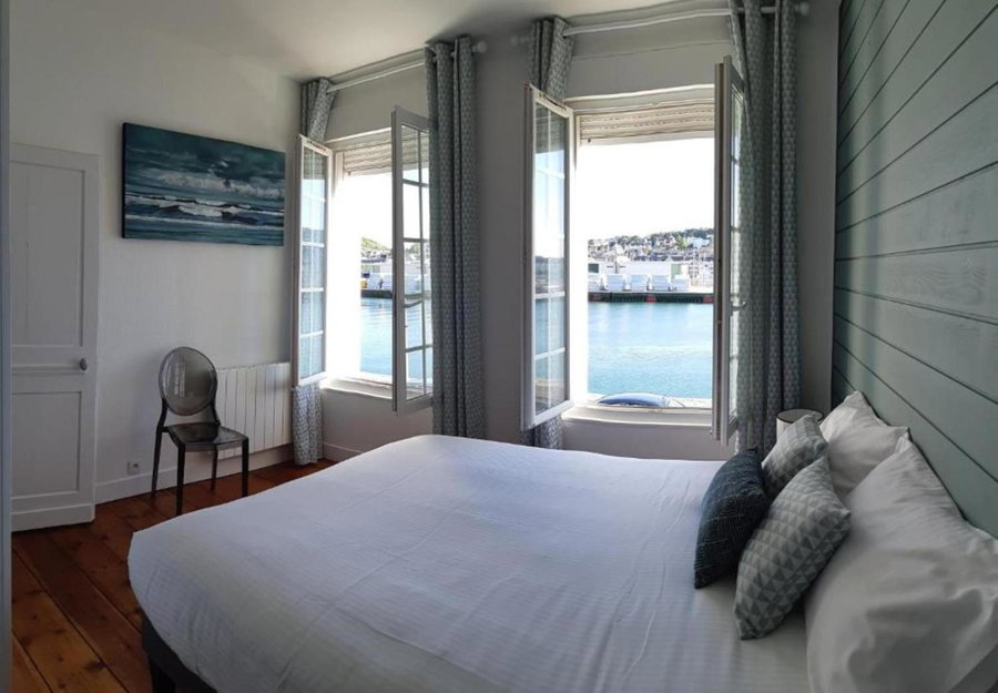 Le Hublot charmante maison au calme Fécamp vue sur le port, Fécamp, France
