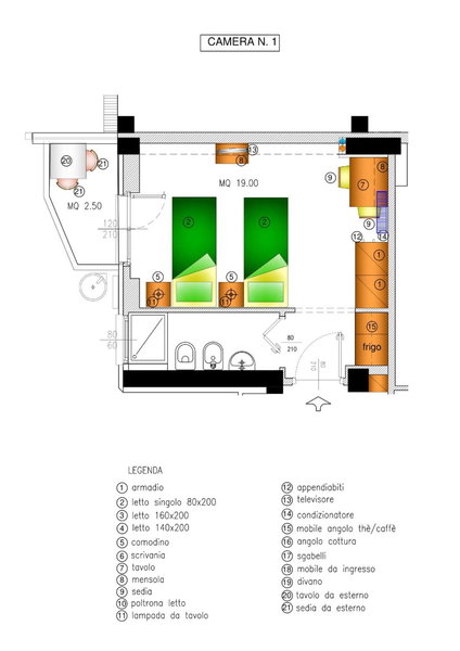 Casa Livio - Rooms and studios, Como, Italy