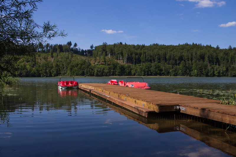 Malinowe Wzgórze domki 60 m2 z balią na wyłączność, Krzeszna, Poland