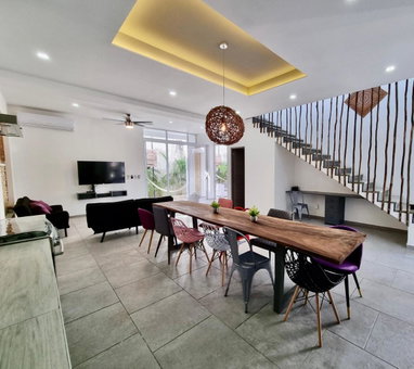 Modern Villa Rutelena +Good location+Pool+AC+Sleeps 12, Playa del Carmen, Mexico