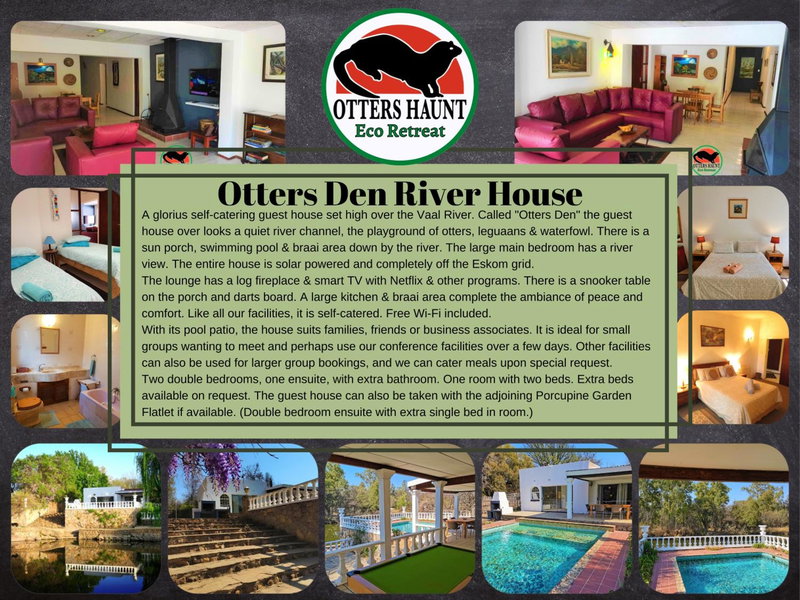 Otters' Haunt Eco Retreat, Parys, South Africa