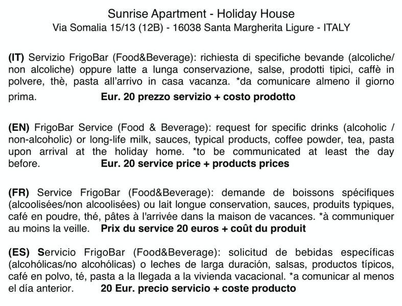 Sunrise Apartment, Santa Margherita Ligure, Italy