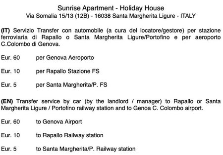 Sunrise Apartment, Santa Margherita Ligure, Italy