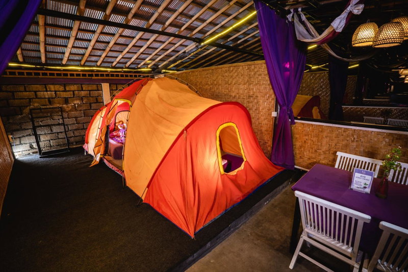 Hiker's Camp at Toya Devasya, Kintamani, Indonesia