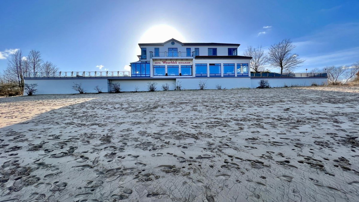 Hotel · Gästehaus Weserblick am Weser-Sandstrand, Berne