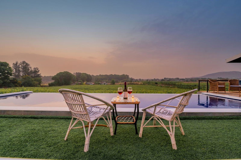 SaffronStays Onellaa, Nashik - infinity pool villa surrounded by a vineyard, Nashik, India