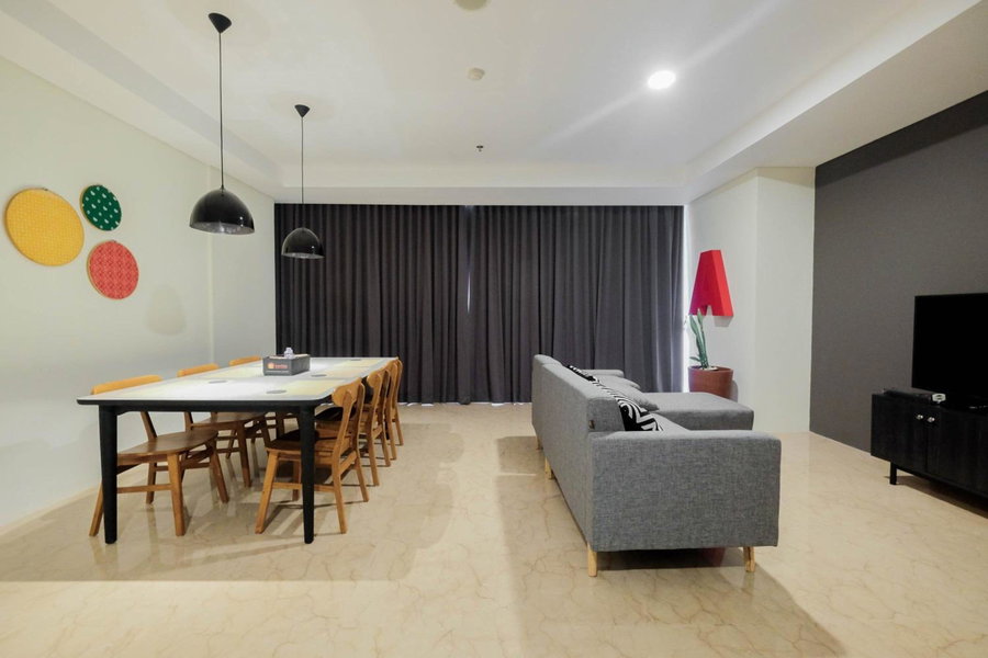 Comfy 3BR at L'Avenue Apartment Pancoran By Travelio, Jakarta, Indonesia