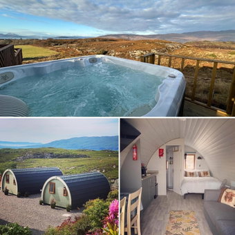 Duirinish Pods with Private Hot Tubs and Duirinish Bothy with No Hot Tub, Plockton, United Kingdom