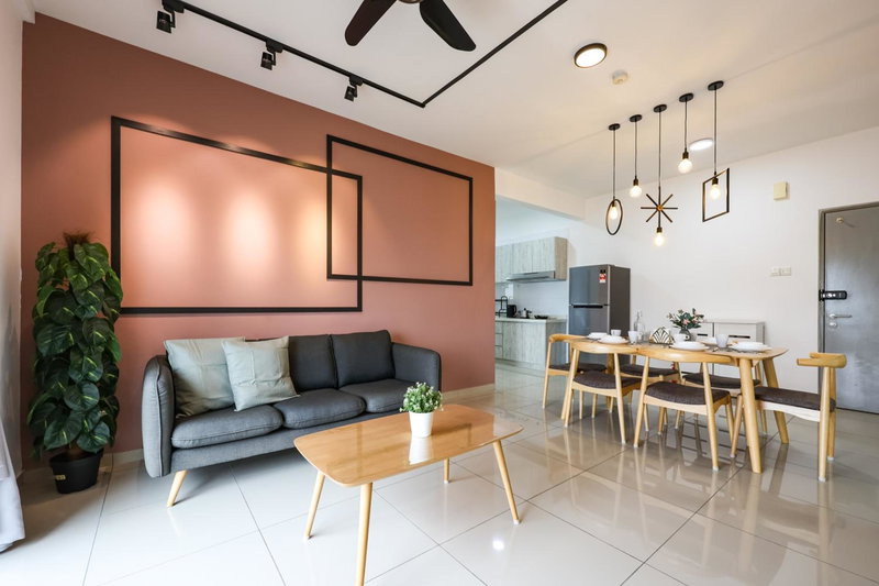Beautiful 3B2B for 6 pax w Pool - Subang Jaya, Subang Jaya, Malaysia