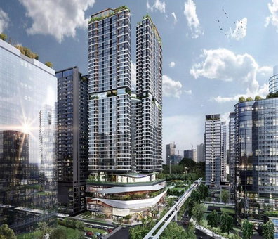 Apartments in Han Jardin Building next West Lake, Hanoi, Vietnam