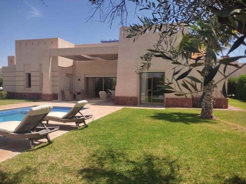 Villa isolée 4 façades avec piscine, Marrakech, Morocco