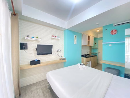 Modern and Comfy Studio Room at Grand Asia Afrika Apartment, Bandung, Indonesia