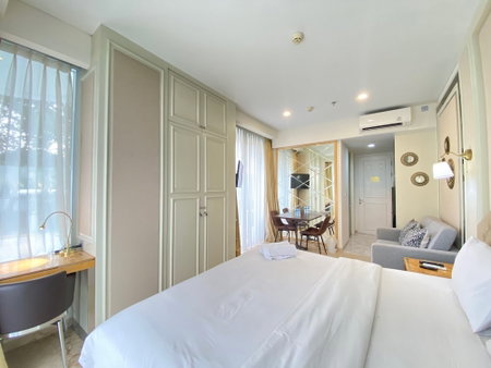 Modern Studio Room With Jacuzzi At Art Deco Apartment, Bandung, Indonesia