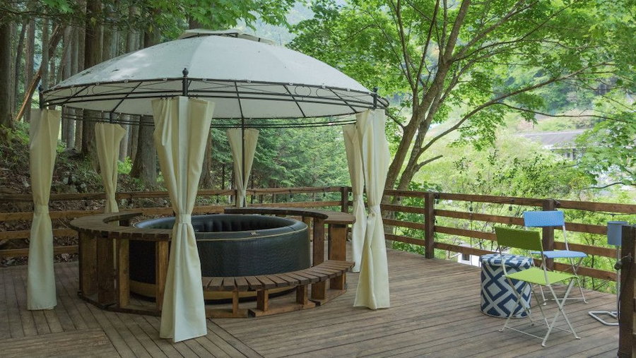 Fureaihiroba Glamping, Hinohara, Japan