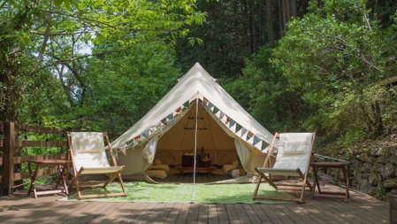 Fureaihiroba Glamping, Hinohara, Japan