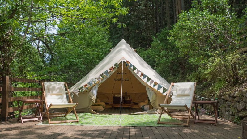 Fureaihiroba Glamping, Hinohara, Japan