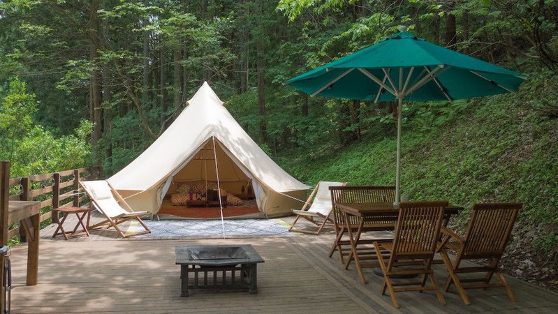 Fureaihiroba Glamping, Hinohara, Japan