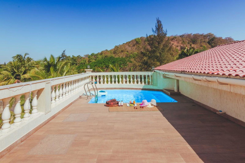 SaffronStays La Casa Maestro - Spanish 4BR villa with terrace plunge pool, coconut groves & mountain views, featured in Condé Nast, Kashid, India