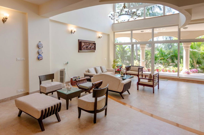 SaffronStays La Casa Maestro - Spanish 4BR villa with terrace plunge pool, coconut groves & mountain views, featured in Condé Nast, Kashid, India