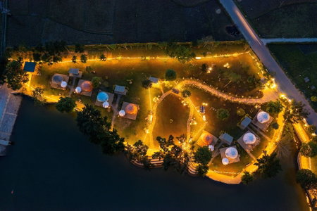 Deluxe Glamping in Mai Chau Lodge, Mai Chau, Vietnam