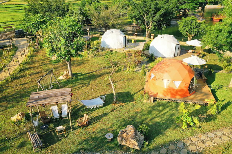 Deluxe Glamping in Mai Chau Lodge, Mai Chau, Vietnam
