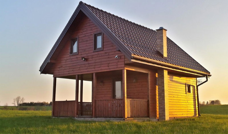 Domek nad Jeziorem, Lepaki Wielkie, Poland