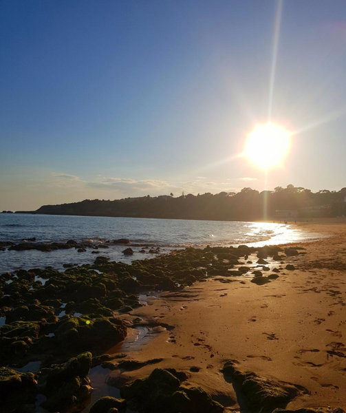 Praia Oura Sunset, Albufeira, Portugal
