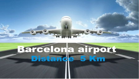 Attic Terrace BBQ, Airport-Barcelona, cerca Playas Castelldefels, Viladecans, Spain