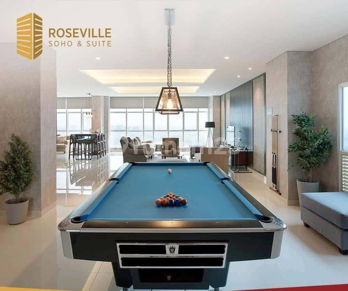 Apartment for rent in Jakarta, Indonesia · Roseville Soho and Suites · 1 room, 1 bath
