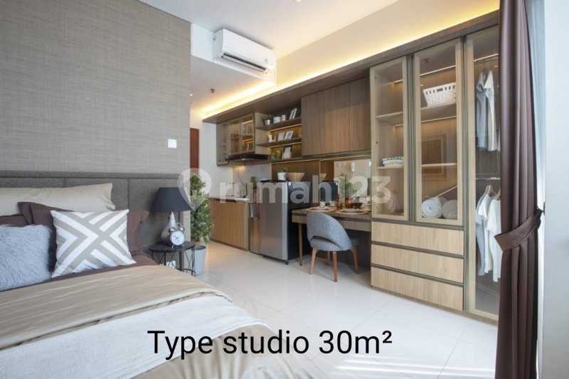 Apartment for rent in Jakarta, Indonesia · Roseville Soho and Suites · 1 room, 1 bath
