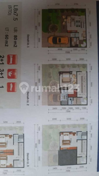 House for rent in Bandung, Indonesia · 2 rooms, 3 baths