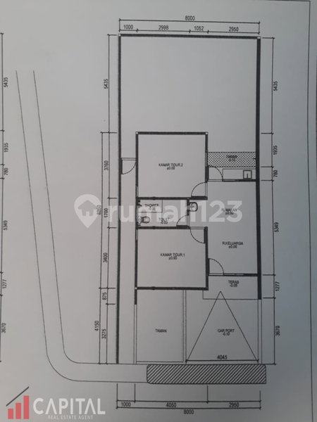 House for rent in Surabaya, Indonesia · 2 rooms, 1 bath