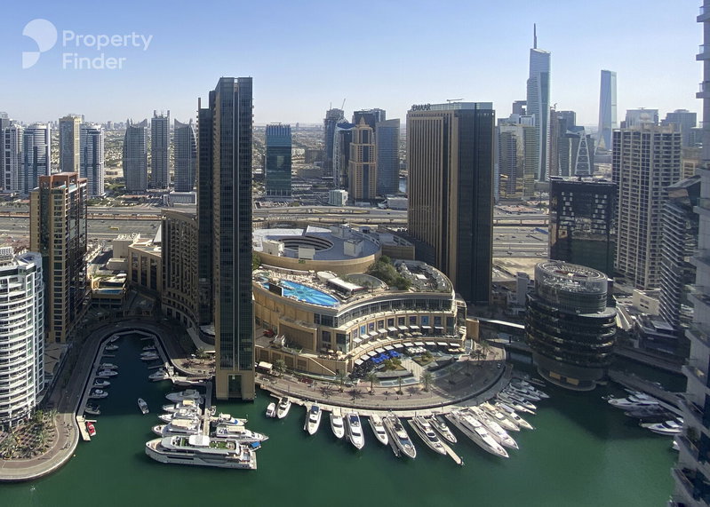 Apartment for rent in Dubai, United Arab Emirates · Marina Pinnacle · 1 room, 2 baths