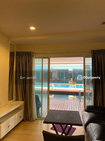 Condo for rent In Bangsaen. Room next to the pool, can walk into the pool, Chon Buri, Thailand