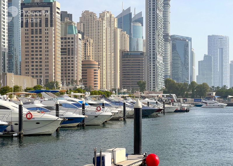 Apartment for rent in Dubai, United Arab Emirates · Marina Vista · 2 rooms, 2 baths