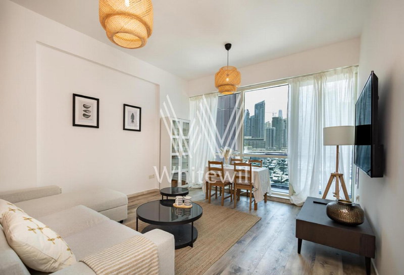 Apartment for rent in Dubai, United Arab Emirates · Ary Marina View Tower · 1 room, 2 baths
