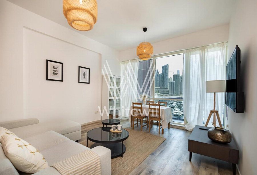Apartment for rent in Dubai, United Arab Emirates · Ary Marina View Tower · 1 room, 2 baths