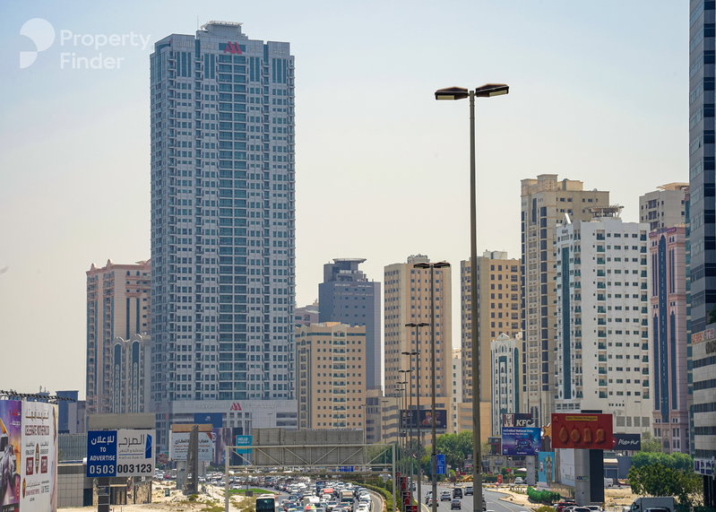 Apartment for rent in Sharjah, United Arab Emirates · New Al Taawun Road · 2 rooms, 3 baths