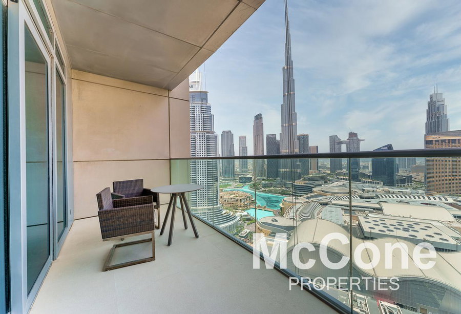 Apartment for rent in Dubai, United Arab Emirates · The Address Residence Fountain Views 2 · 2 rooms, 3 baths