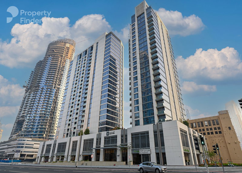 Apartment for rent in Dubai, United Arab Emirates · Bellevue Tower 2 · 1 room, 2 baths