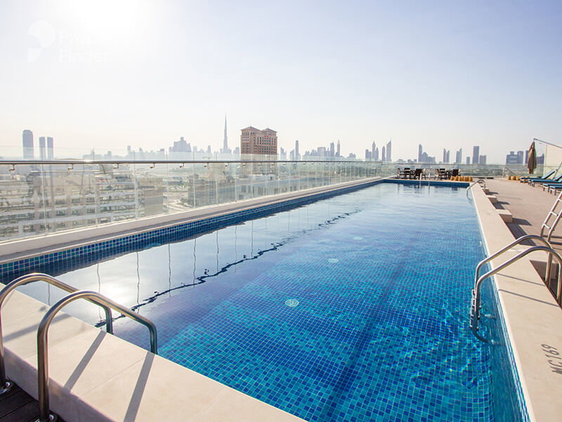 Apartment for rent in Dubai, United Arab Emirates · Azizi Aliyah · 1 room, 1 bath