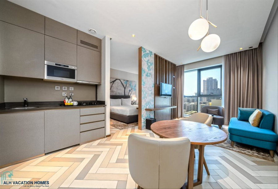 Apartment for rent in Dubai, United Arab Emirates · Millennium Place Barsha Heights Hotel · 1 room, 1 bath