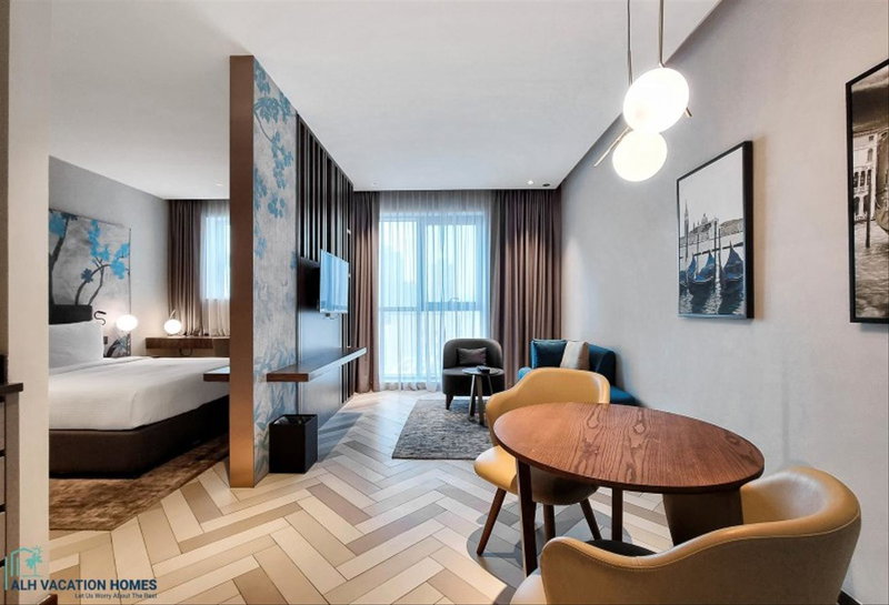 Apartment for rent in Dubai, United Arab Emirates · Millennium Place Barsha Heights Hotel · 1 room, 1 bath