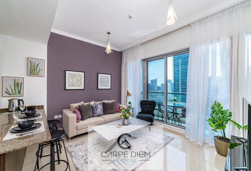 Apartment for rent in Dubai, United Arab Emirates · Bay Central West · 1 room, 2 baths