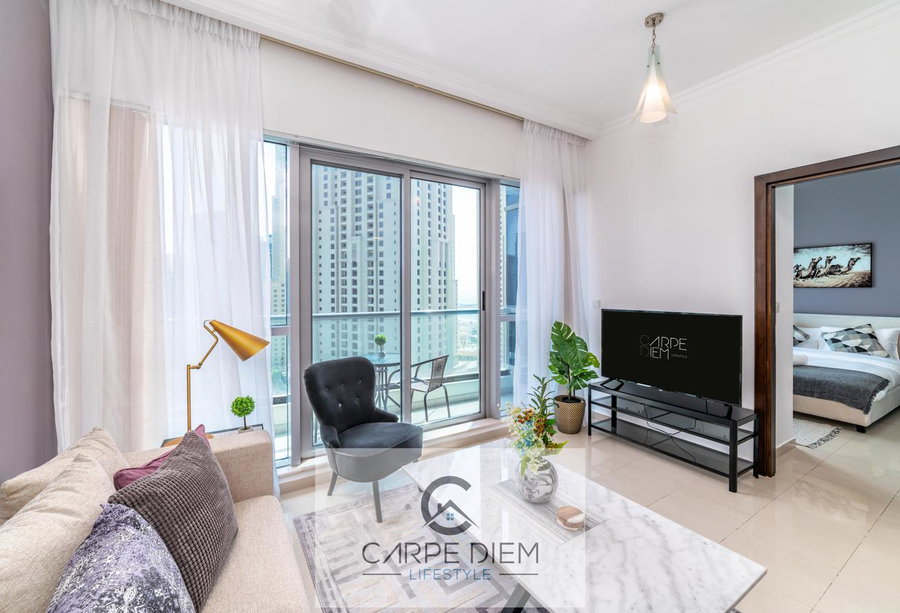 Apartment for rent in Dubai, United Arab Emirates · Bay Central West · 1 room, 2 baths