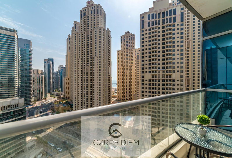 Apartment for rent in Dubai, United Arab Emirates · Bay Central West · 1 room, 2 baths