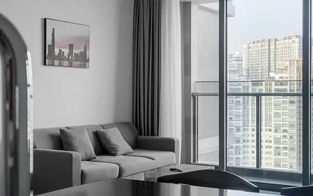 Apartment for rent in Ho Chi Minh City, Vietnam · Sunwah Pearl · 2 rooms, 1 bath