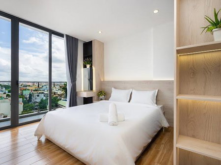 Apartment for rent in Ha Tinh, Vietnam · 10th District · 1 room, 1 bath