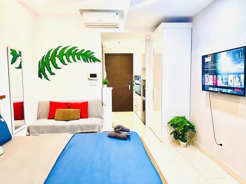 Apartment for rent in Nha Be, Vietnam · Rivergate · 1 room, 1 bath