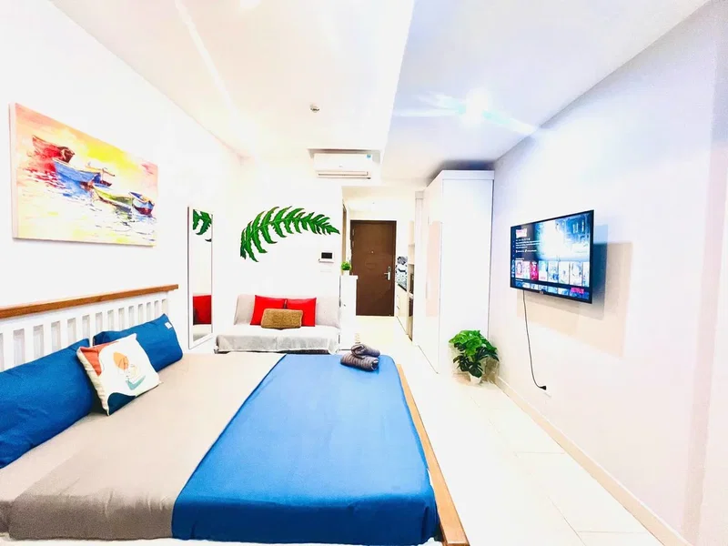 Apartment for rent in Nha Be, Vietnam · Rivergate · 1 room, 1 bath